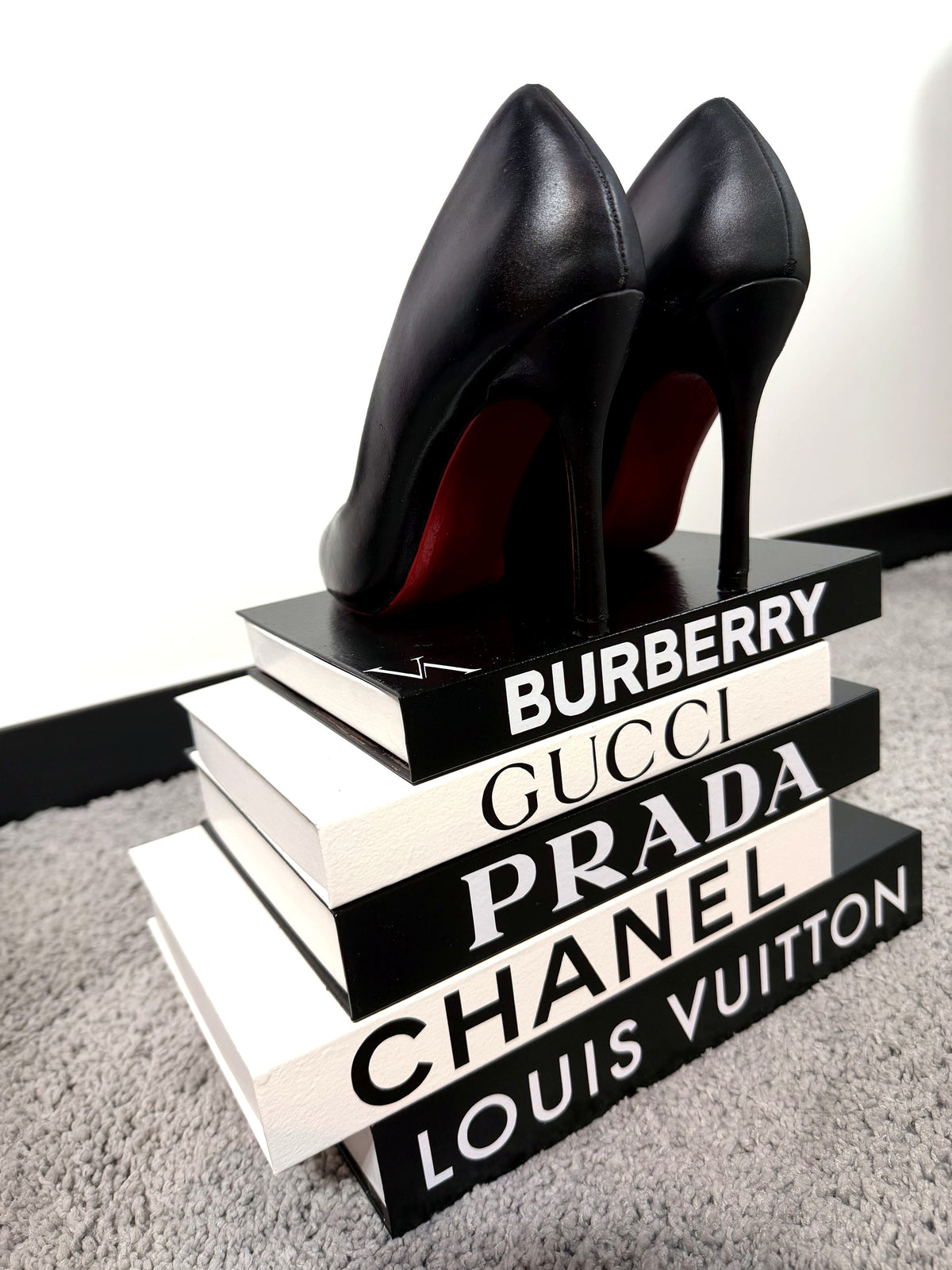 Fashion books met Louboutin heels